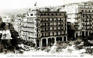 ALGER - RUE MICHELET - GRAND HOTEL EXCELSIOR - 1912